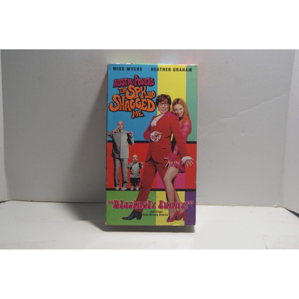 Austin Powers The Spy Who Shagged Me VHS Tape Mike Meyers Comedy 1999